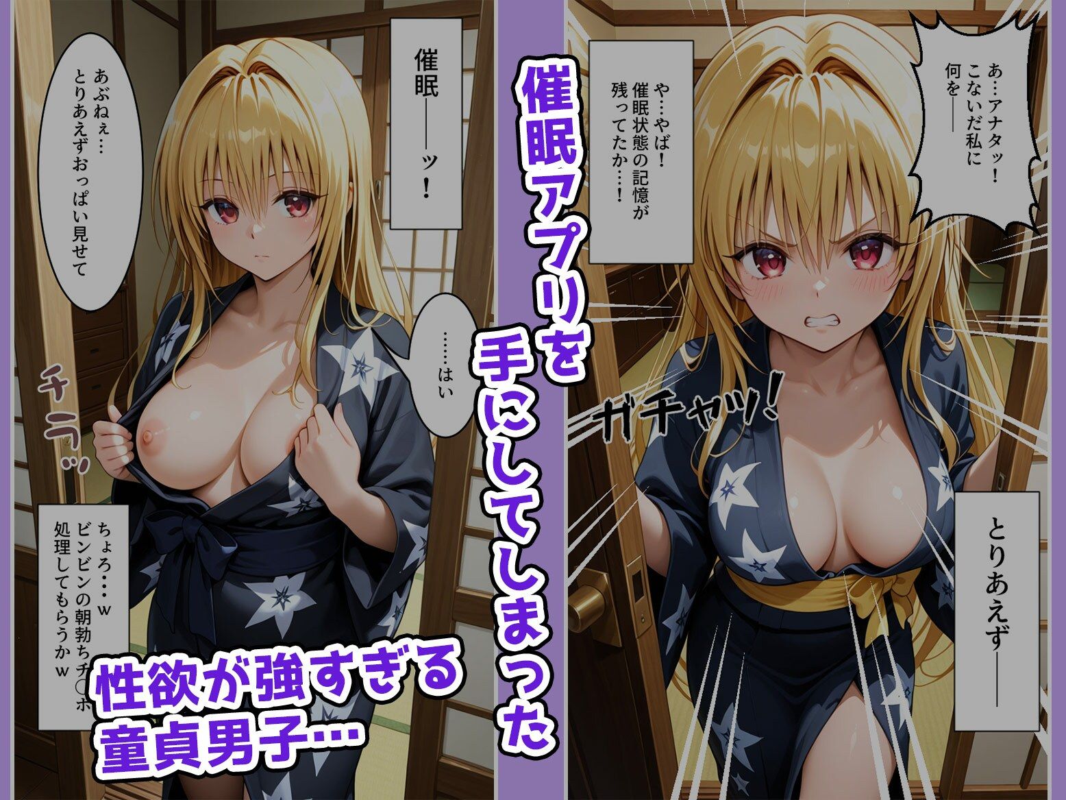 サンプル画像1:巨乳で可愛い子を催〇で温泉宿の公衆オナホにしたらみんな喜ぶでしょ？part6古〇川＆ヤ〇＆ラ〇(エビ反り) [d_682927]