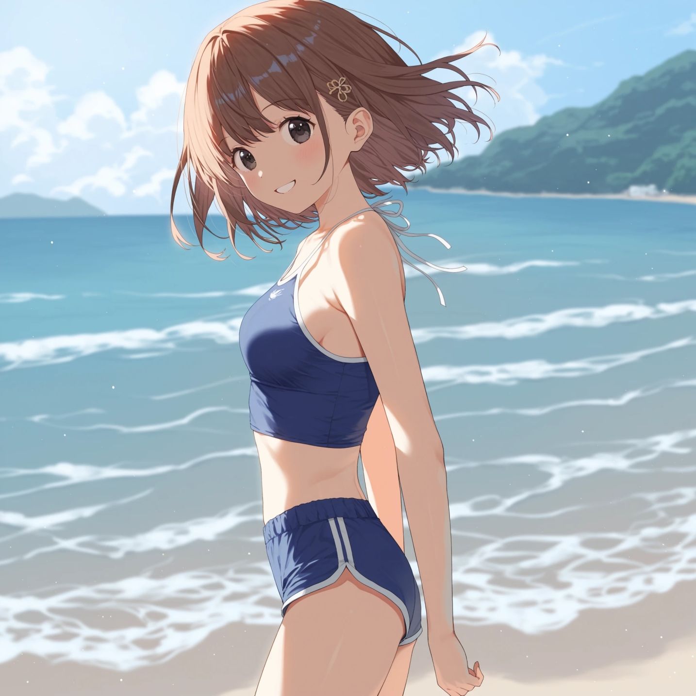 サンプル画像4:CUTIE PIE – 水着の甘カワちゃんと青姦中出し夏じまい(OTSUJYO) [d_682943]