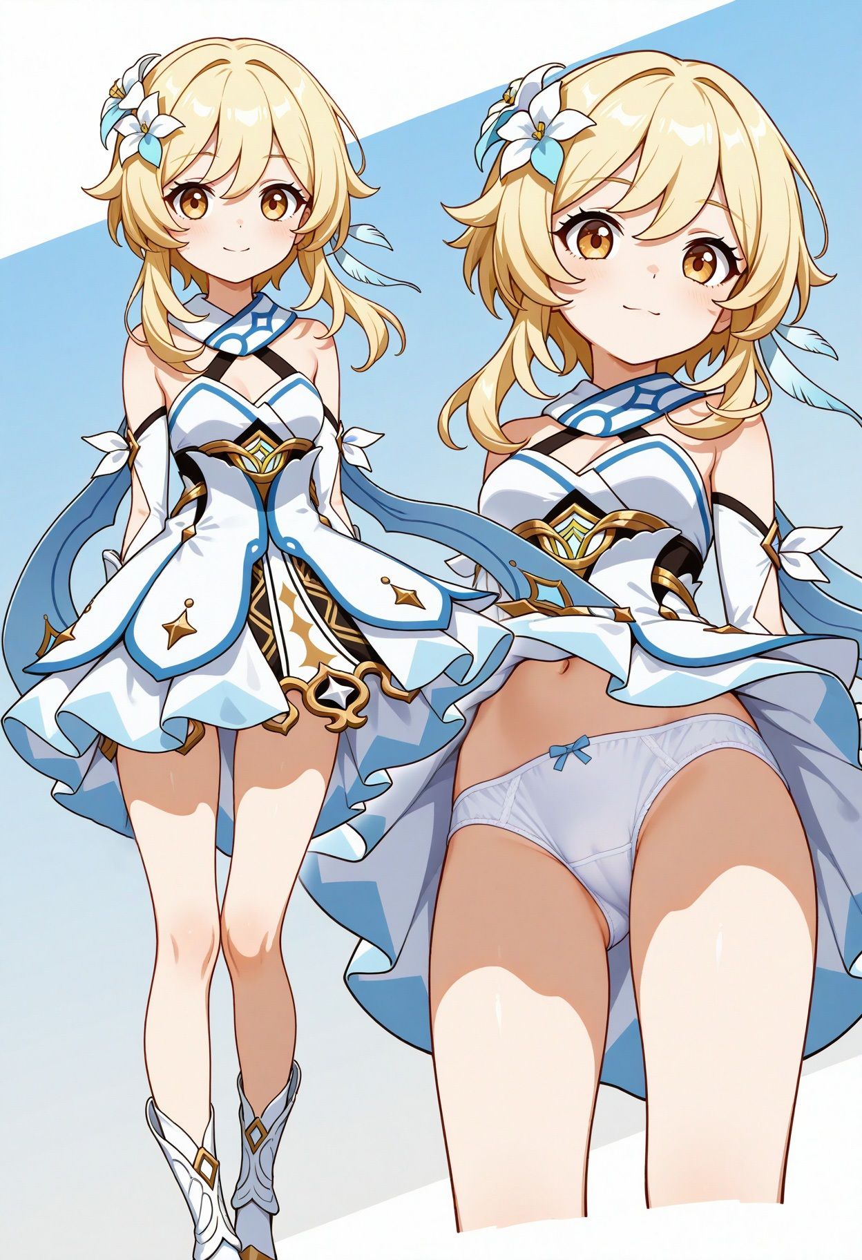 サンプル画像1:立ち絵とローアングル【蛍風1】(Lunarith) [d_682973]