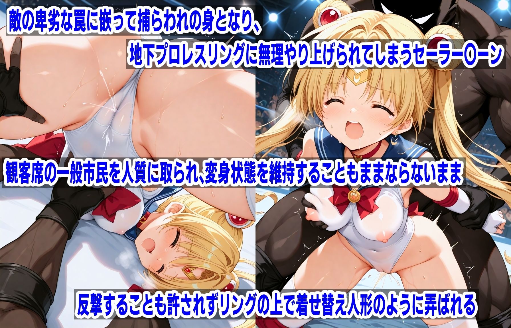 AI敗北少女CG集シリーズ セーラー〇ーン 陥落 画像1