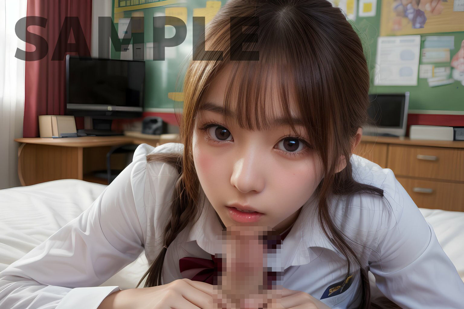 サンプル画像4:美少女J〇たちの援○交際(AI彼女 ハル) [d_683135]