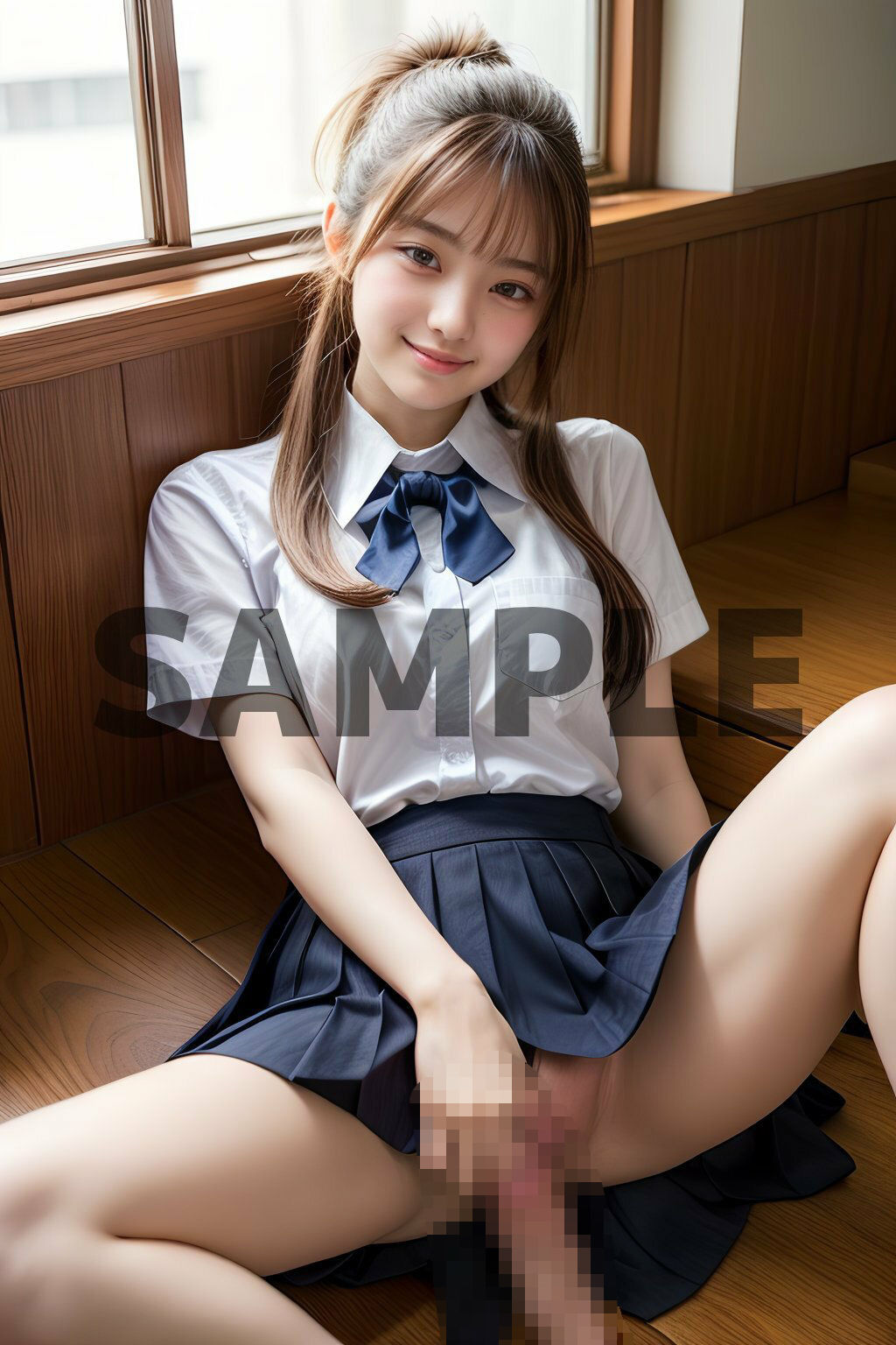 サンプル画像6:美少女J〇たちの援○交際(AI彼女 ハル) [d_683135]