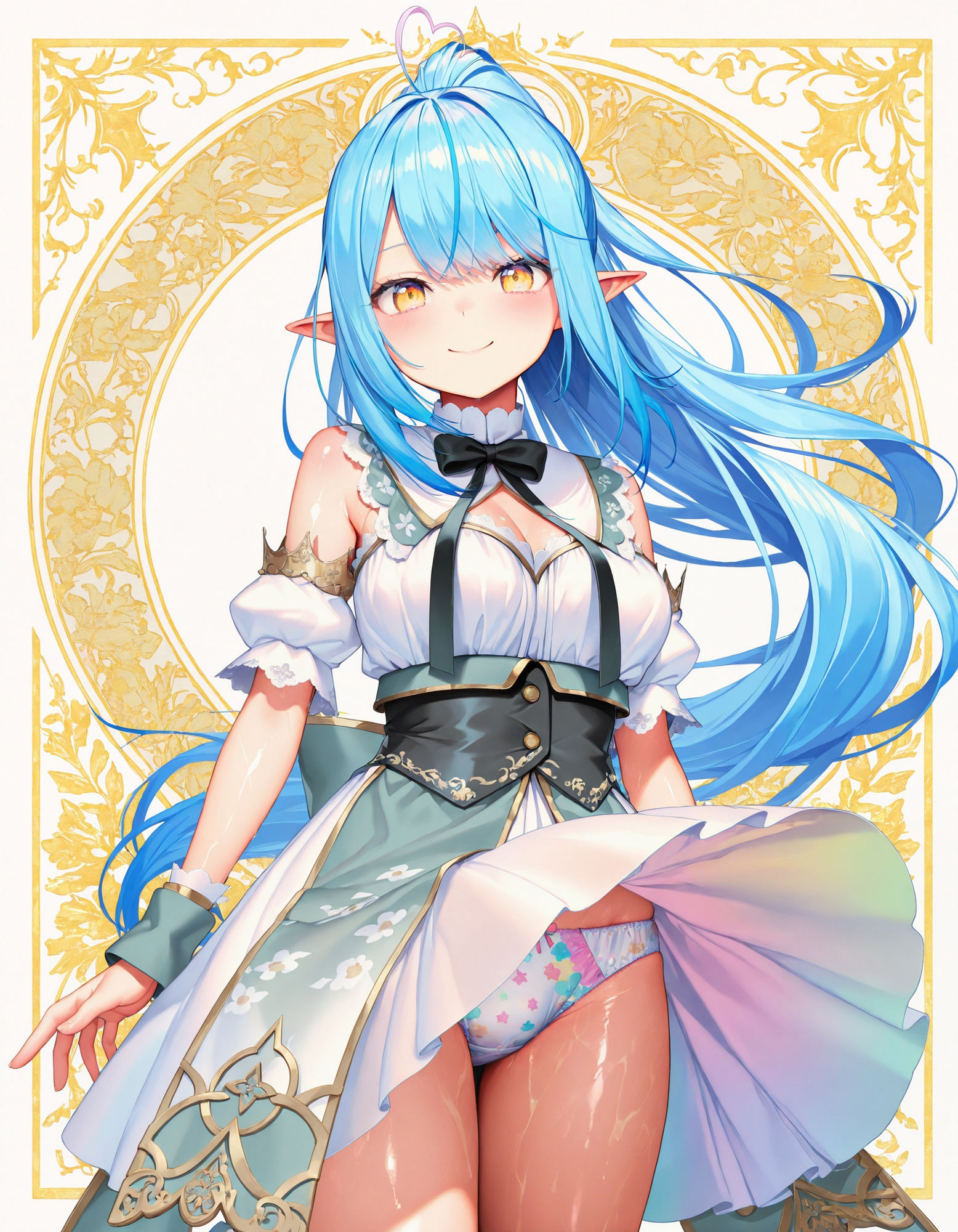 雪〇ラミィのパンチラ 画像1