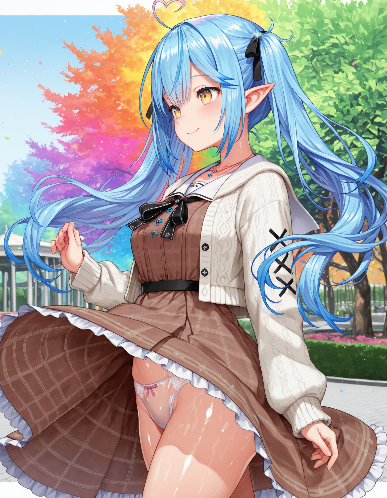 雪〇ラミィのパンチラ 画像2