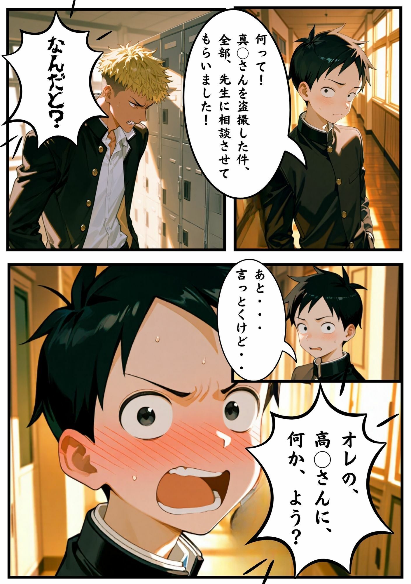 ［CG漫画］VSイケメン先輩（NTR作品・逆転あり） サンプル画像 6