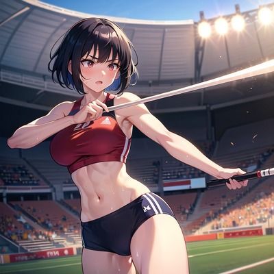 サンプル画像2:アスリート女子2(ワド鈴木) [d_683256]