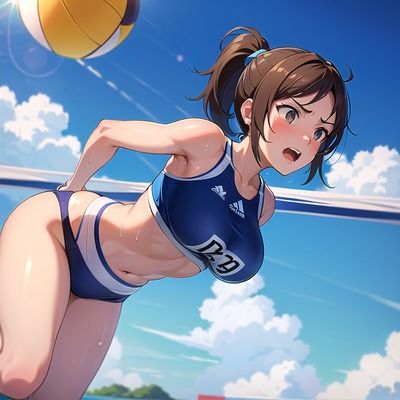 サンプル画像3:アスリート女子2(ワド鈴木) [d_683256]