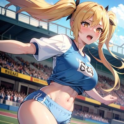 サンプル画像4:アスリート女子2(ワド鈴木) [d_683256]