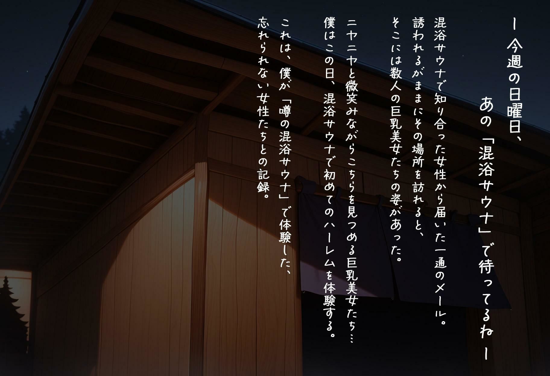 サンプル画像1:混浴サウナ旅記録 vol.2(Atelier Sonoe) [d_683265]