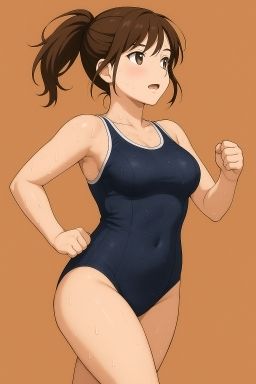 スクール水着の女の子が運動してるだけ 画像9
