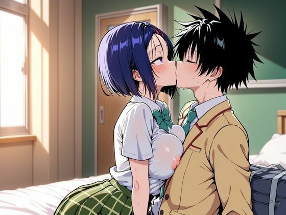 サンプル画像2:精子大好きヒロインとの卑猥な学生性活（To LOVEる 西○寺春菜編）(人妻オンエア) [d_683292]