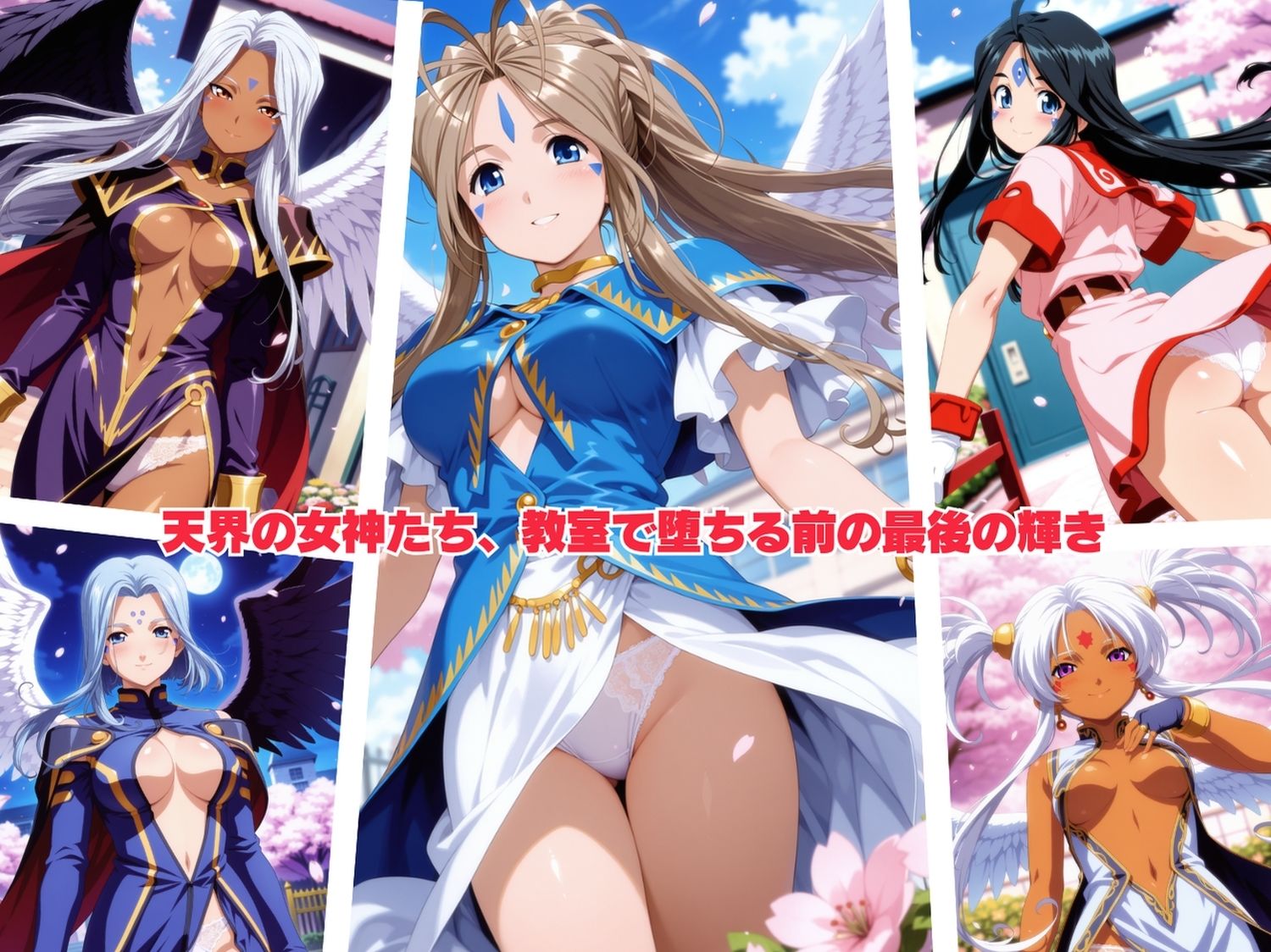 サンプル画像1:【寝取られ】肉便器と化した女神たち  〜ああっ、お腹の中で命が育ってる…〜(種付けハーレム王国) [d_683378]