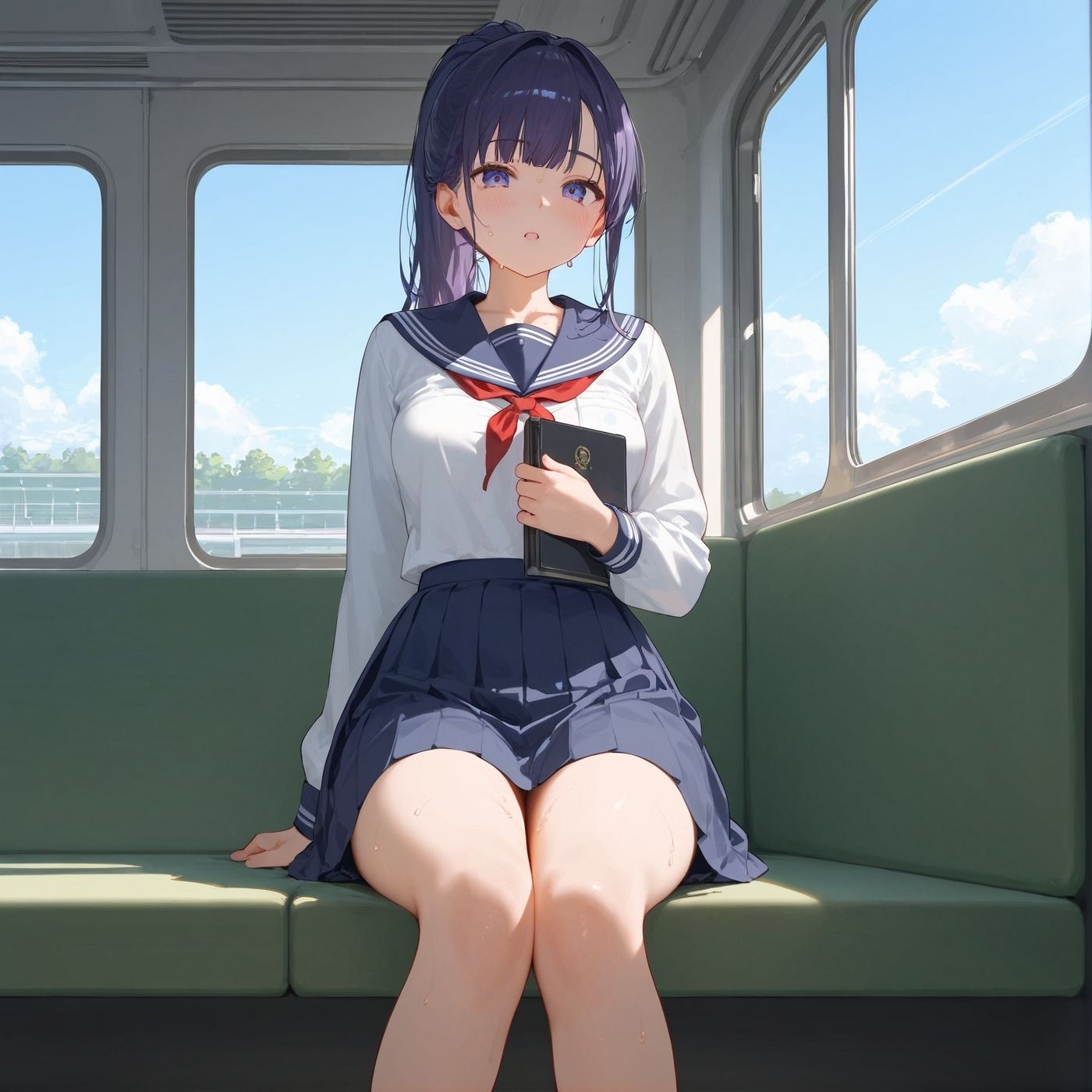 ビッチ用レ●プ車両！乗ったら終点まで乗り継ぎまくってください8【制服美少女の厳選CG500枚収録】_9