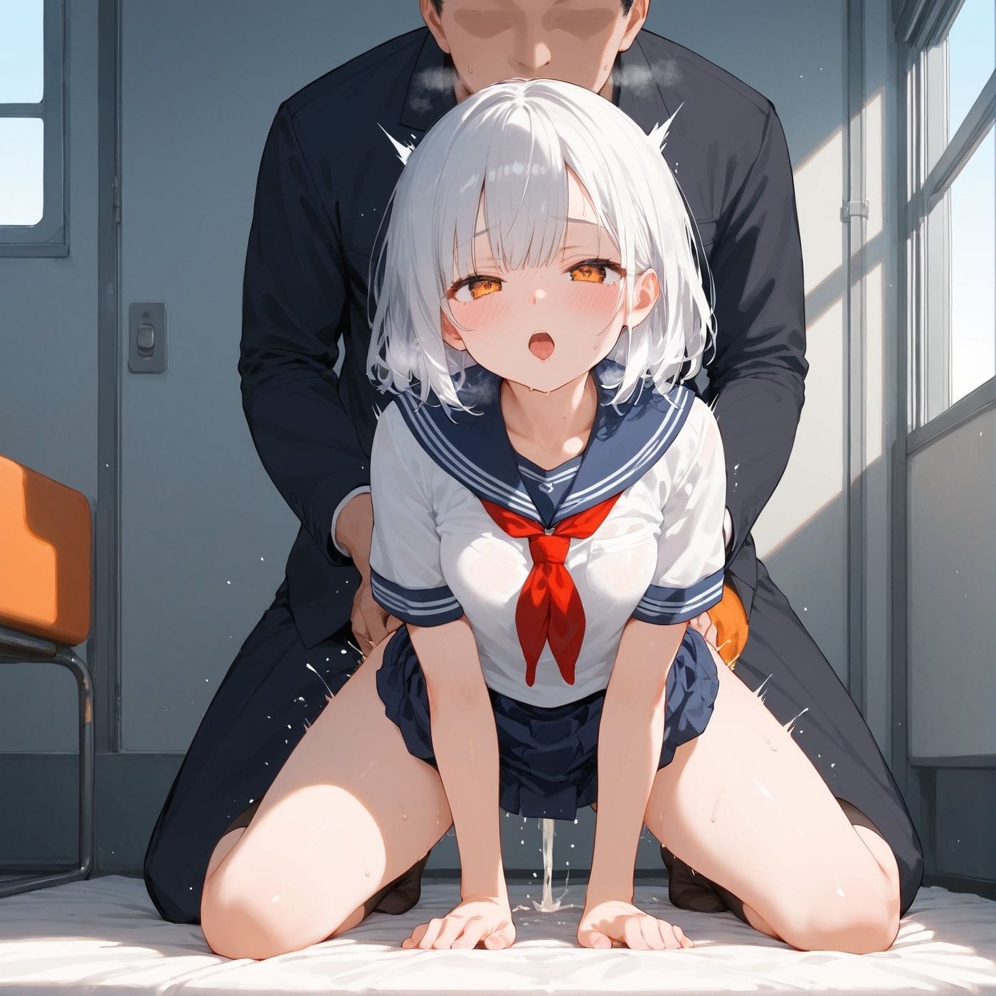 ビッチ用レ●プ車両！乗ったら終点まで乗り継ぎまくってください8【制服美少女の厳選CG500枚収録】_10