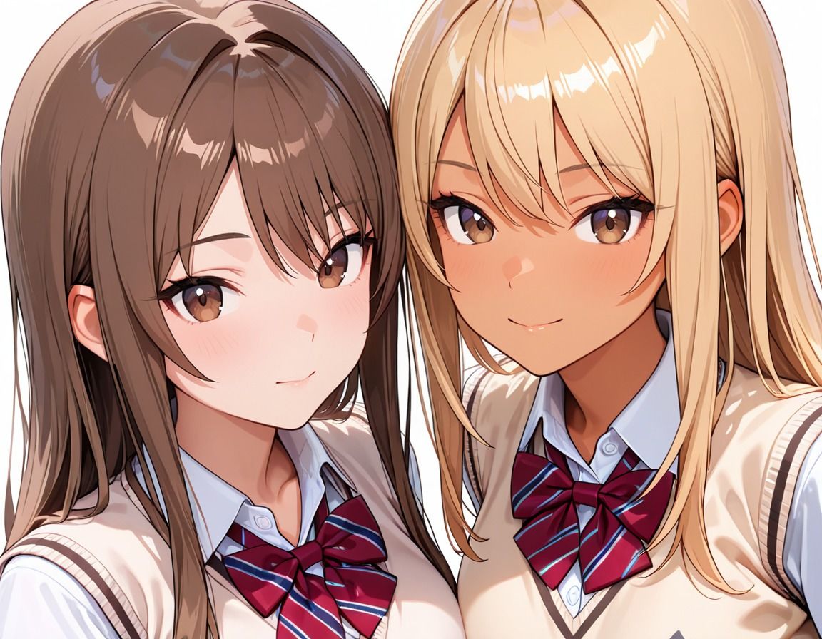 サンプル画像1:JK双子丼  連れ後のギャル娘たちを日々肉便器にする最低義父(ヒミツのあきちゃん) [d_683480]