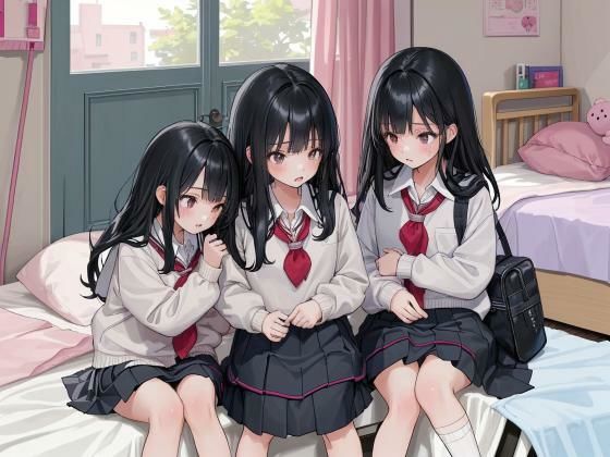 サンプル画像4:JKの妹が泥●してエッチな姿に・・・(日頃の癒し) [d_683519]