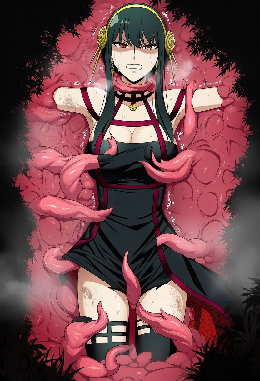 サンプル画像6:ヨル vs ぬるぬる触手(Nakki_触手・ヒロピン) [d_683534]