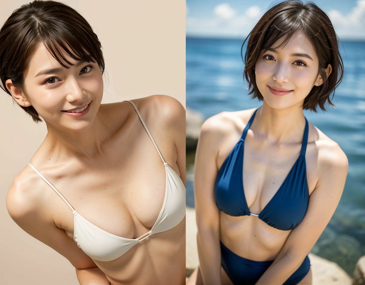 きれいなお姉さんの水着、下着&ヌード 画像7