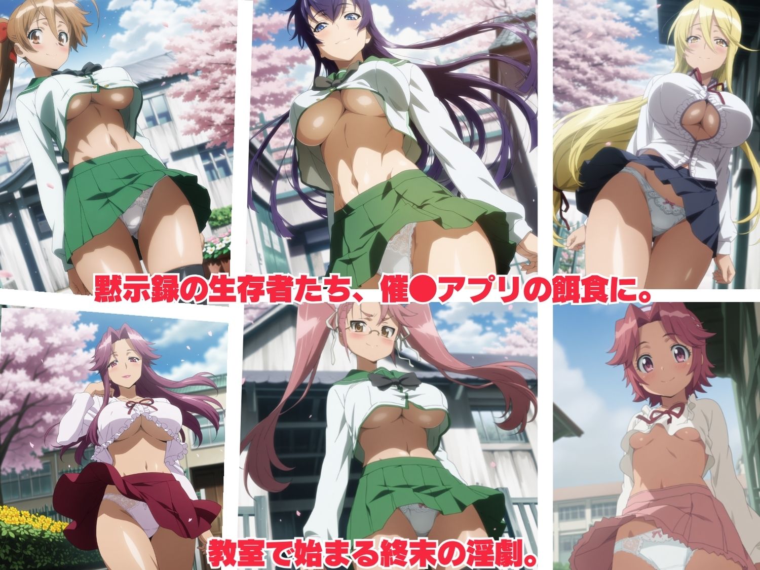 サンプル画像1:【寝取られ】種付けハーレム学園  〜全員孕ませ！完全支配された禁断の黙示録〜(種付けハーレム王国) [d_683726]