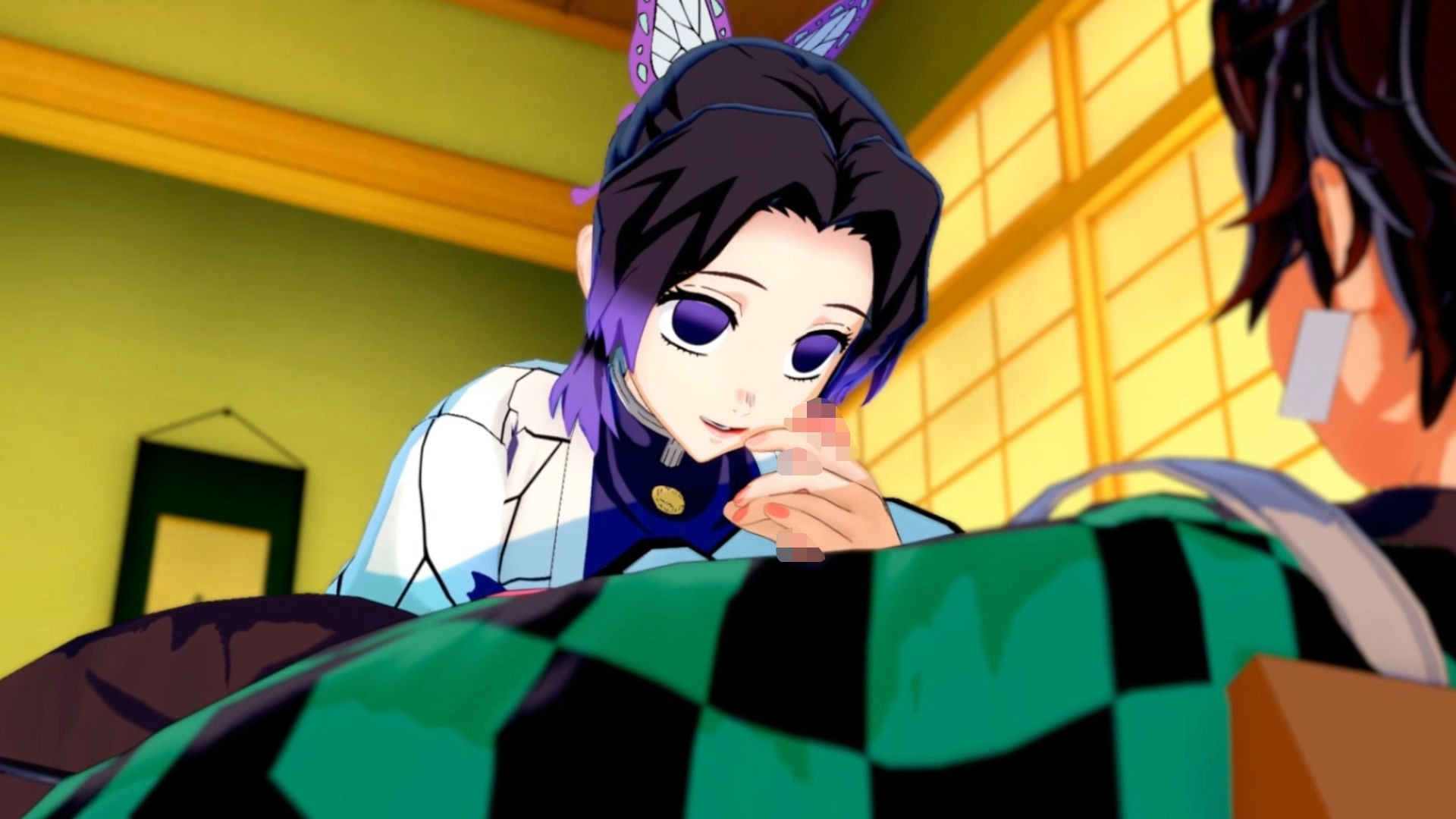 サンプル画像1:胡〇しのぶ・竈〇炭治郎  〜ビッチ〜(ビッチーズ) [d_683839]