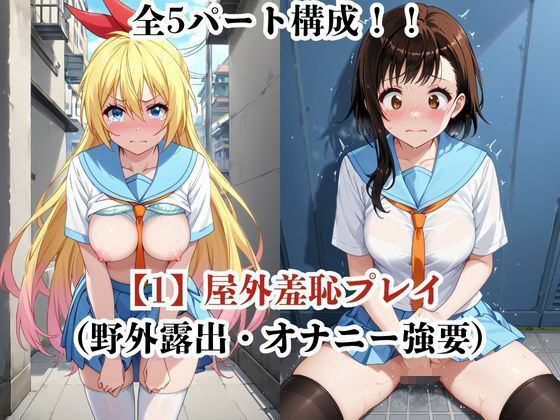 肉玩具認定証発行!!街の性処理係堕ち。―快楽と恥辱の記録―桐●千棘&小●寺小咲編 画像3