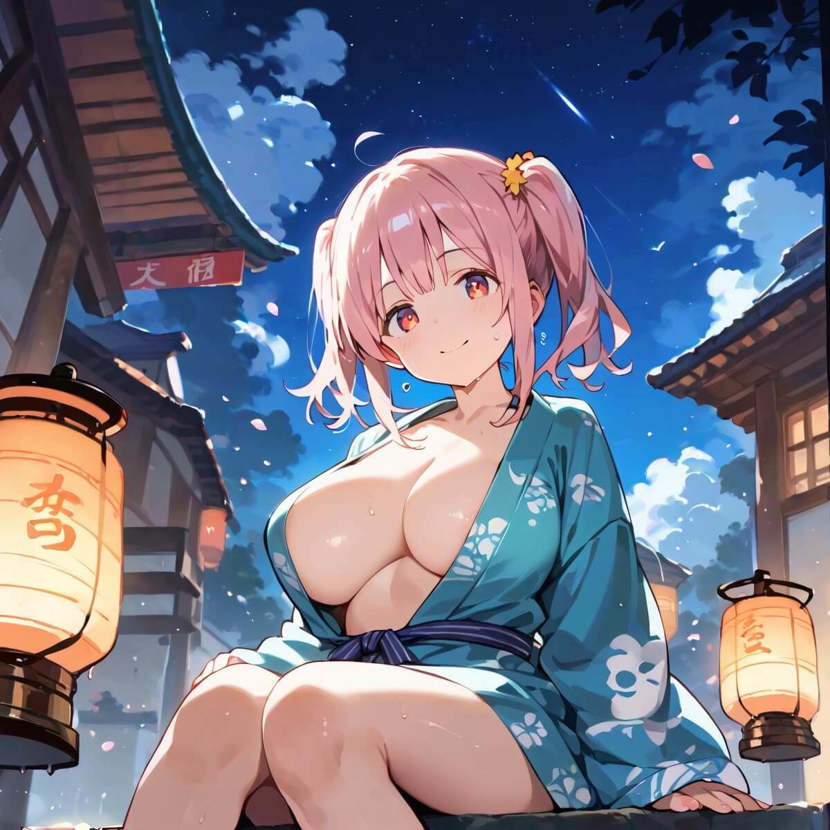 サンプル画像4:祭りの夜に君を奪う〜浴衣の君が可愛すぎて俺のマグナムが火を噴くぜ！！〜5【厳選CG240枚収録】(ほわいとえんじぇる) [d_683962]