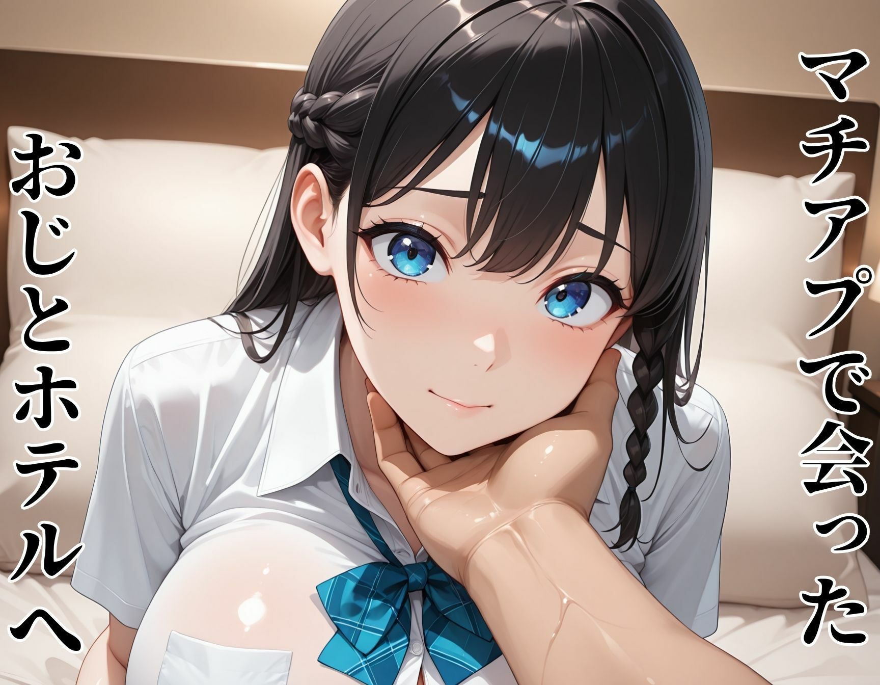 サンプル画像1:女子校生処女〜マッチングアプリで出会ったきもおじに中だし懇願セックス〜(みちみちソフト) [d_684036]