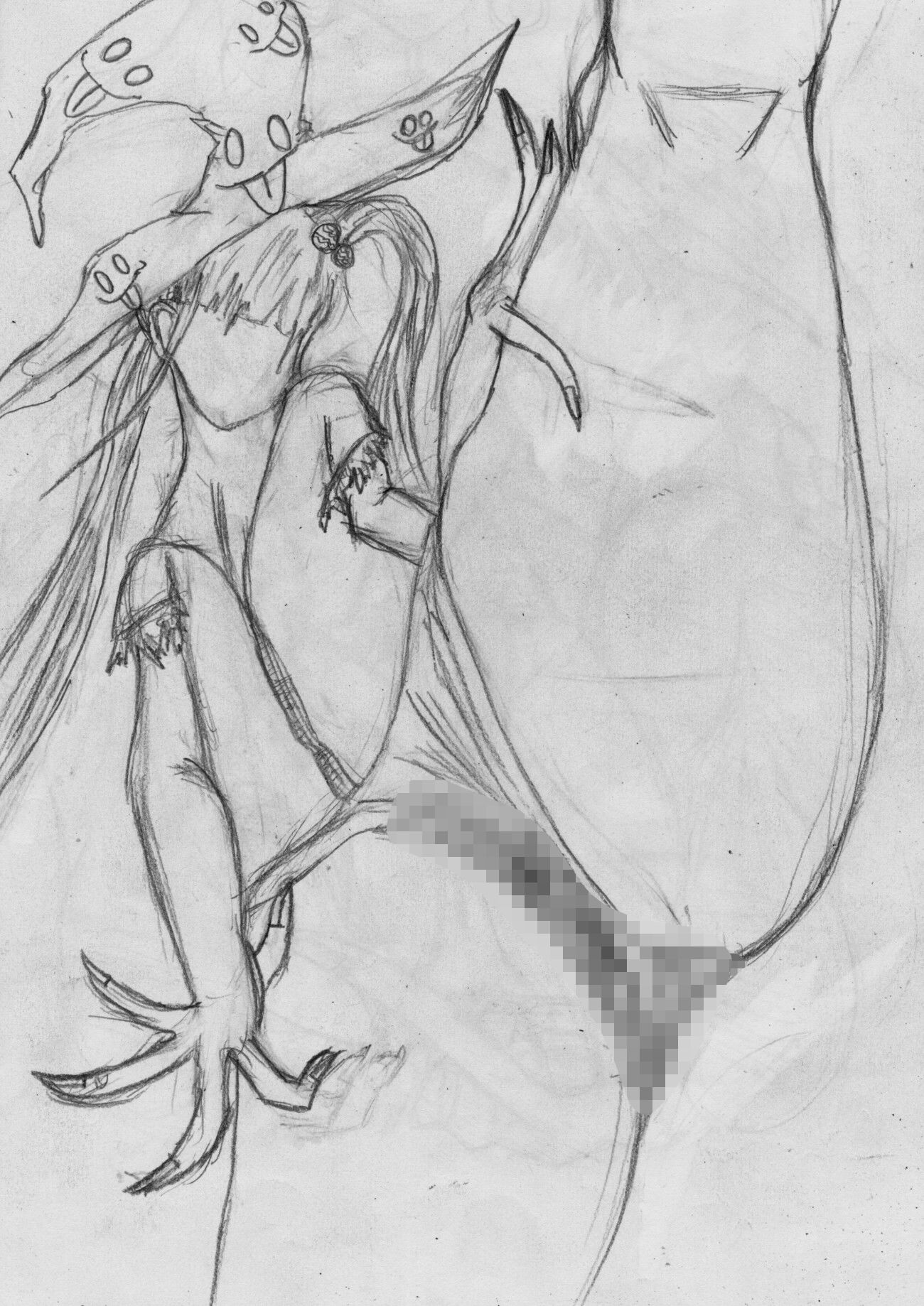 黒よりも黒いエロティックホラー黒戯絵集「マネキンポーズ5」 画像8