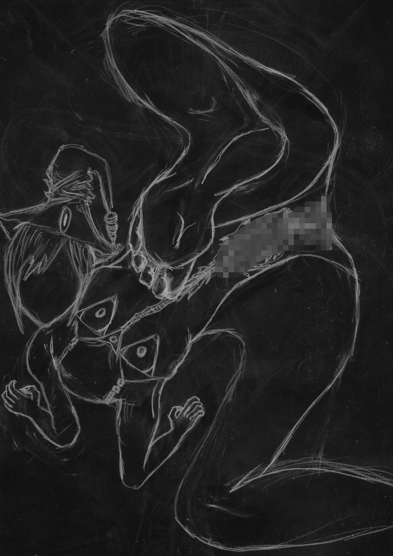 黒よりも黒いエロティックホラー黒戯絵集「マネキンポーズ5」 画像9