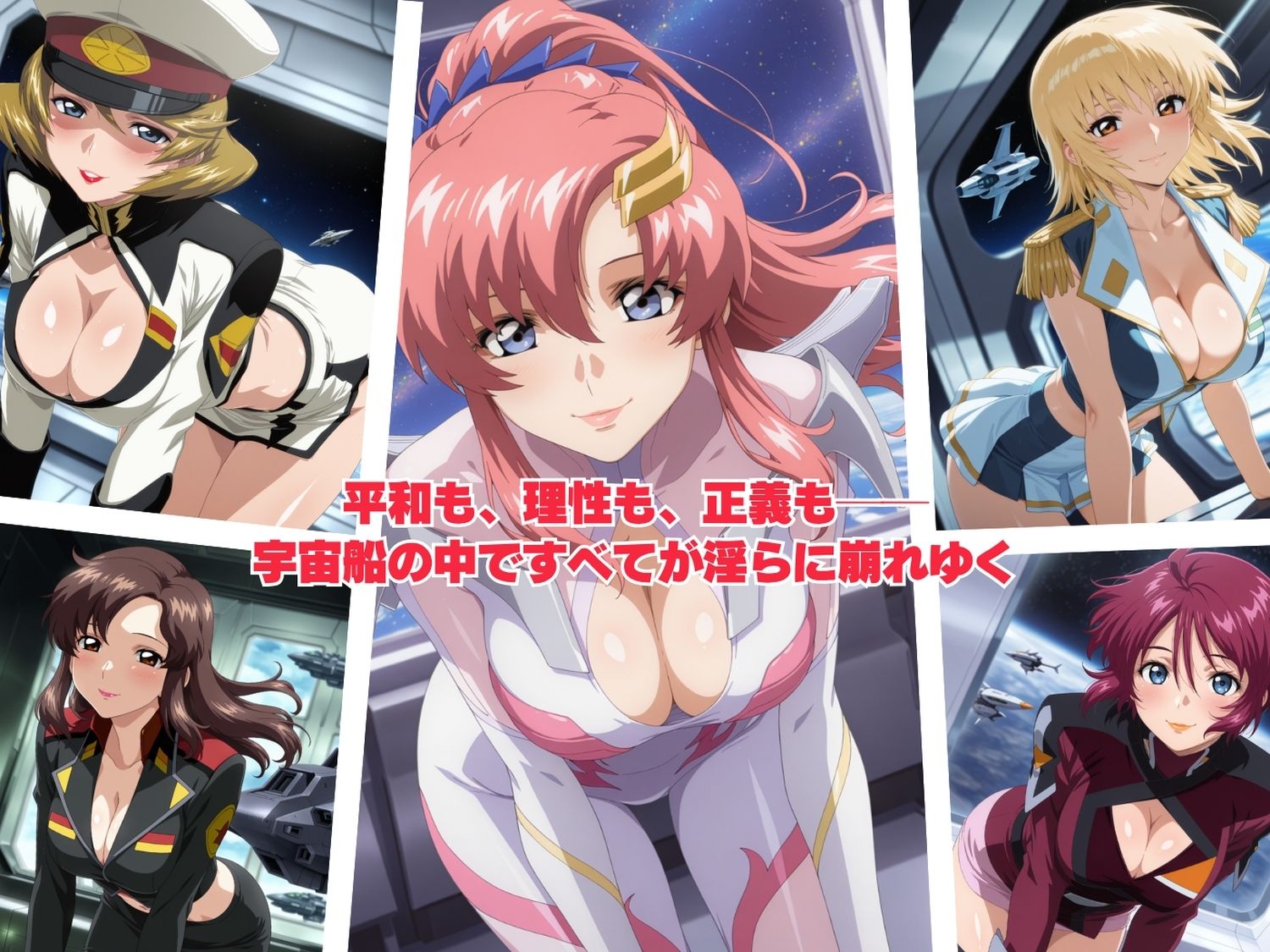 サンプル画像1:【寝取られ】宇宙を彷徨う性奴●たち  〜宇宙の果てで、平和を願った天使が肉便器と化す〜(種付けハーレム王国) [d_684195]