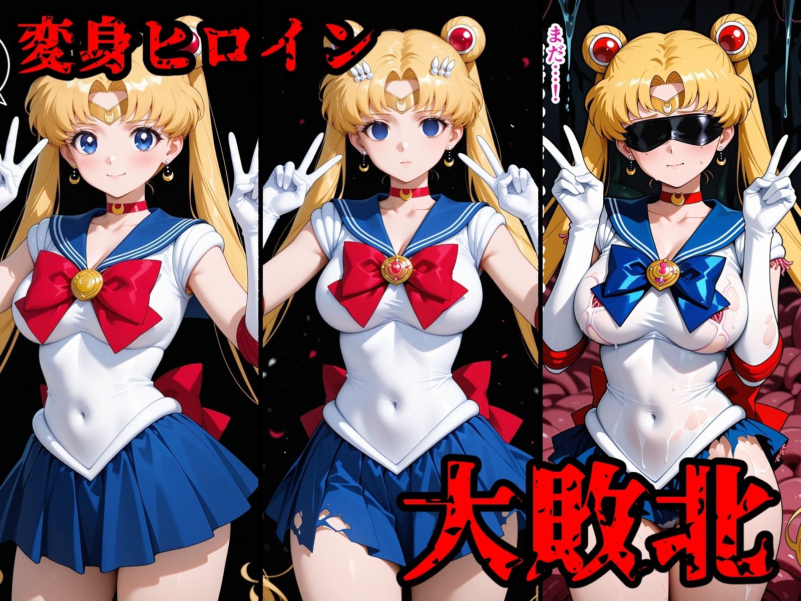 サンプル画像1:完全敗北ヒロインズ セーラームー〇・ジュ〇ター 屈服するまでが変身ヒロインだ(敗北ヒロインズ) [d_684257]