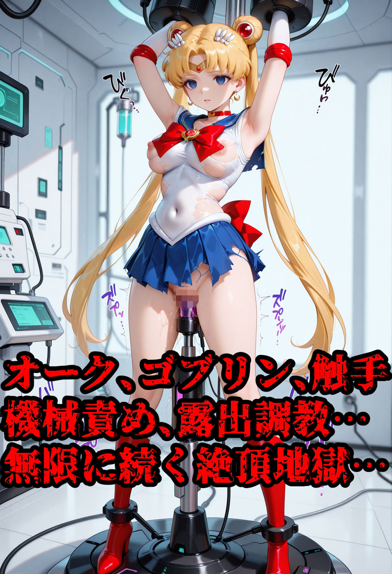 サンプル画像4:完全敗北ヒロインズ セーラームー〇・ジュ〇ター 屈服するまでが変身ヒロインだ(敗北ヒロインズ) [d_684257]