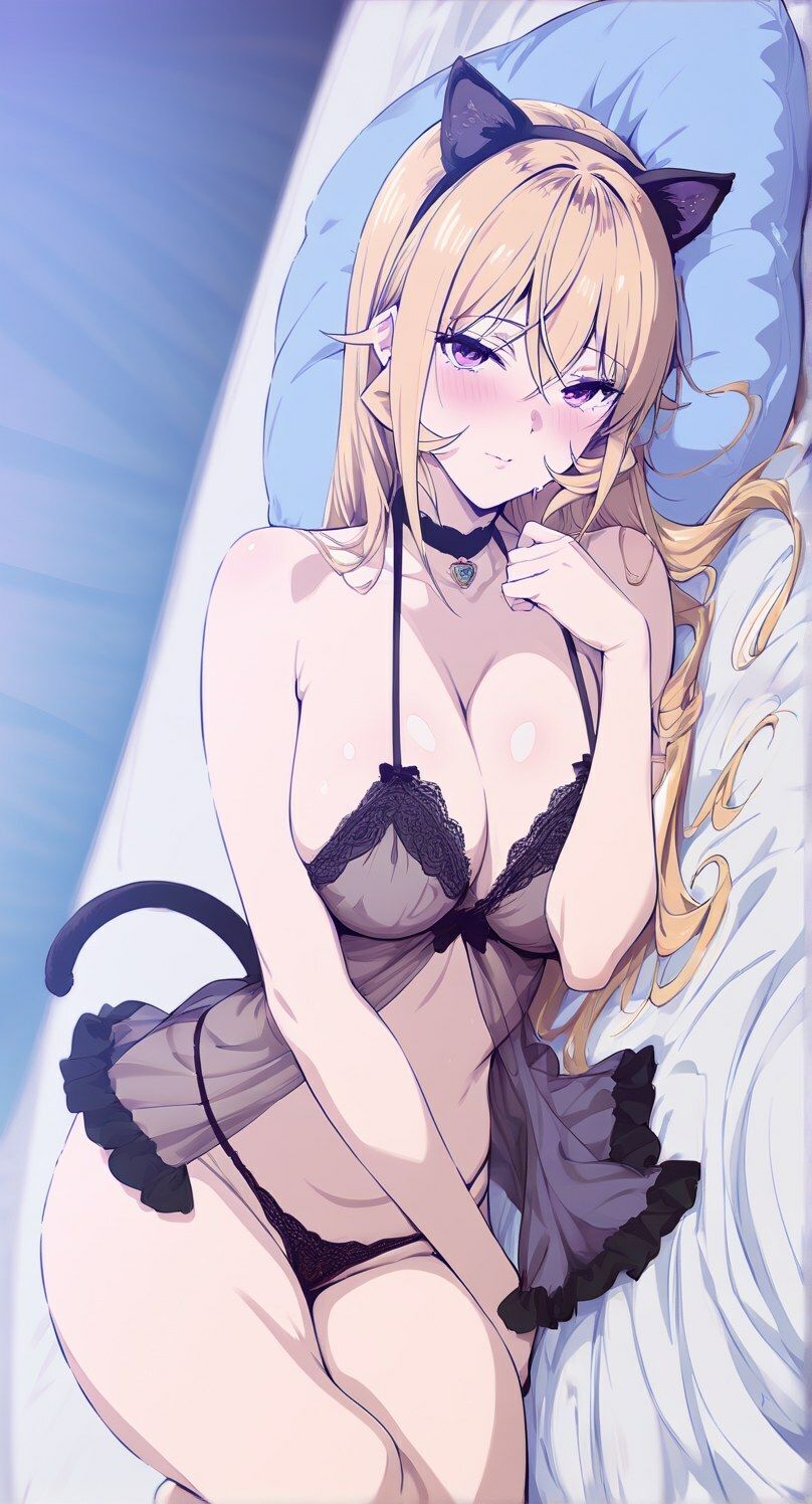 サンプル画像3:薙切えりな猫ランジェリー集(薙切えりな大好きクラブ) [d_684314]