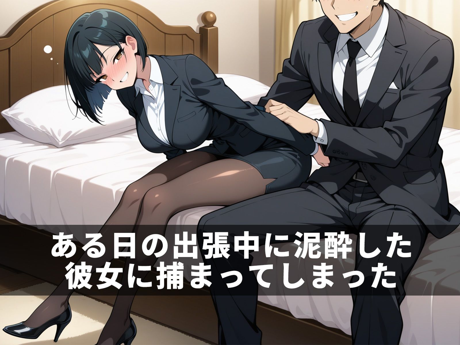 サンプル画像2:怖い女上司が泥●して一晩中絶頂生ハメ(パンドラの書庫) [d_684340]