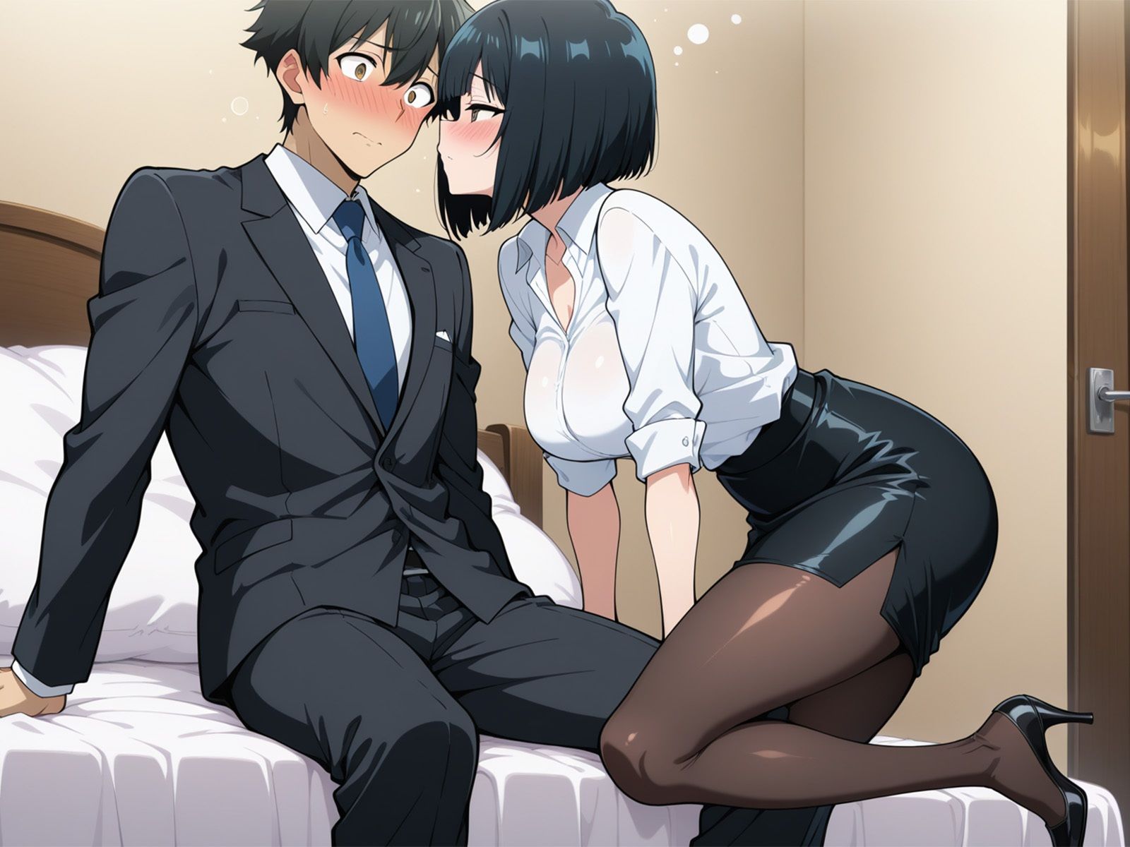 サンプル画像6:怖い女上司が泥●して一晩中絶頂生ハメ(パンドラの書庫) [d_684340]