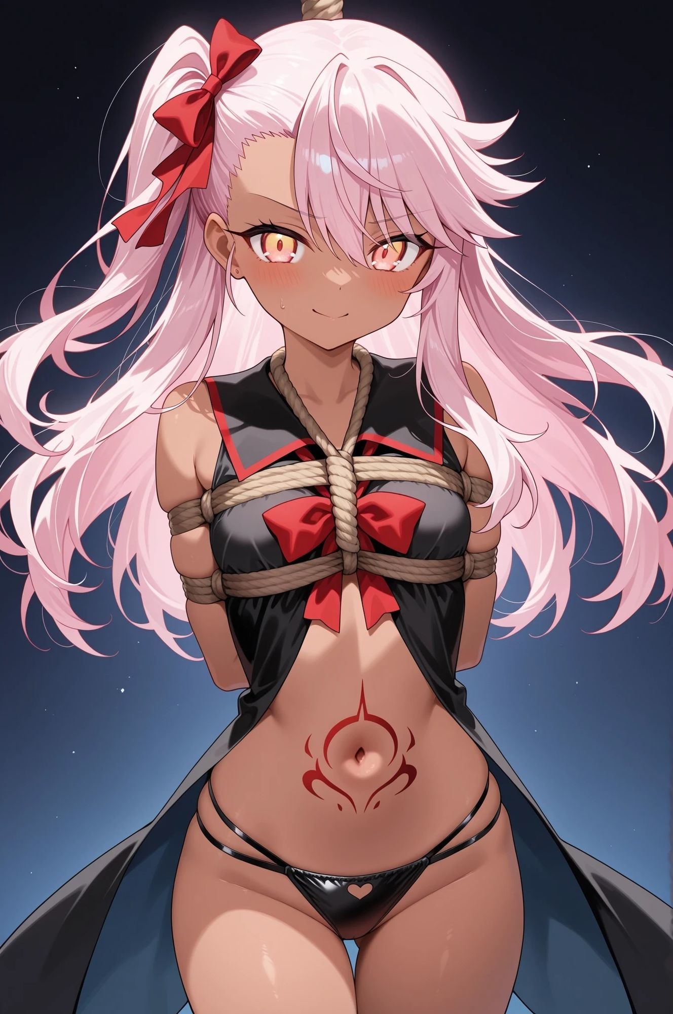 サンプル画像4:虹かけ誌  Fate イラスト集10 クロエ・フォン・アインツベルン  ソフトクリームを舐めているだけだよ、バカだなあ（笑）(九情承太郎商店) [d_684369]