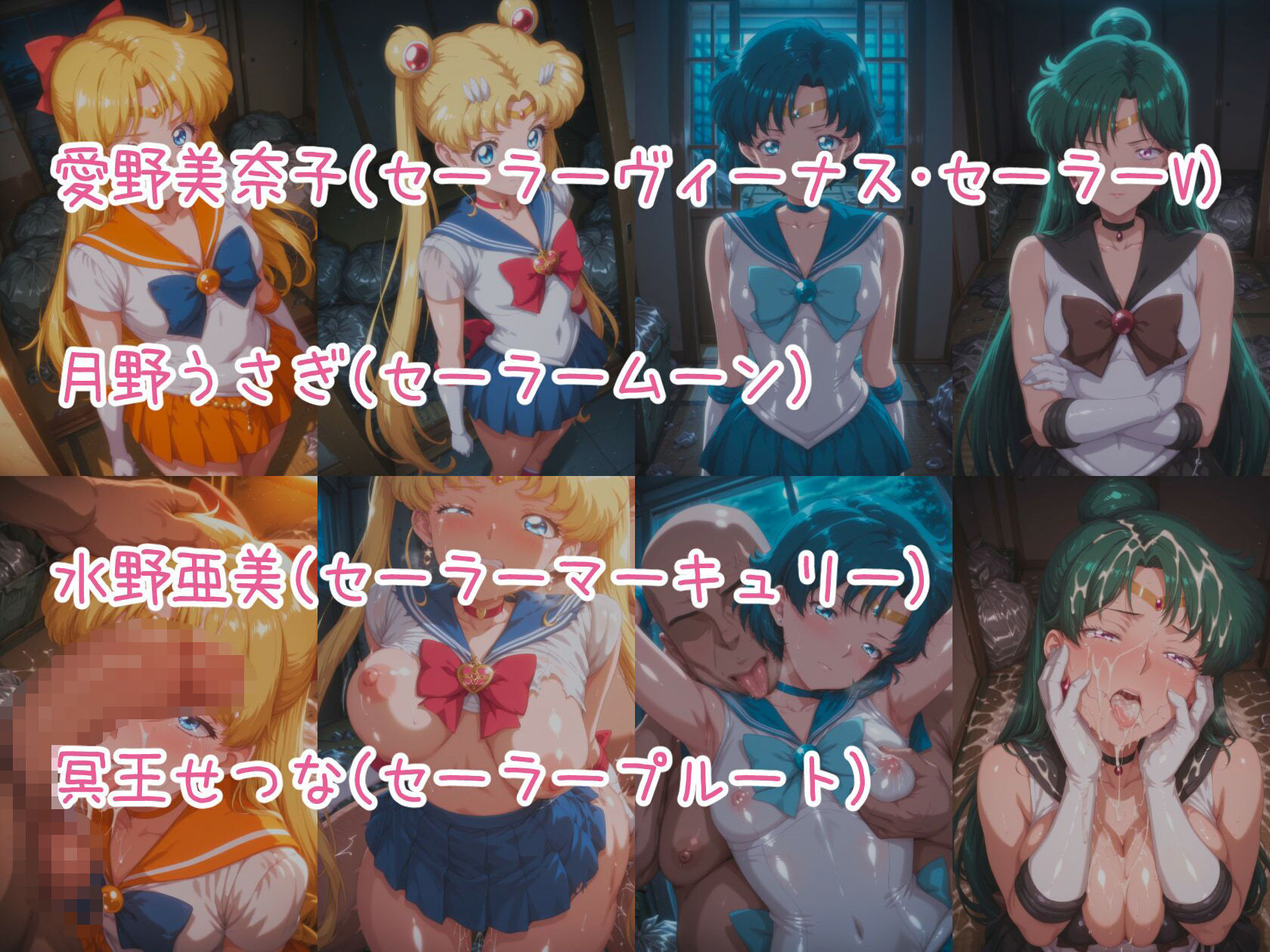 催○スマホで変身ヒロイン孕ませ -月の戦士編-1