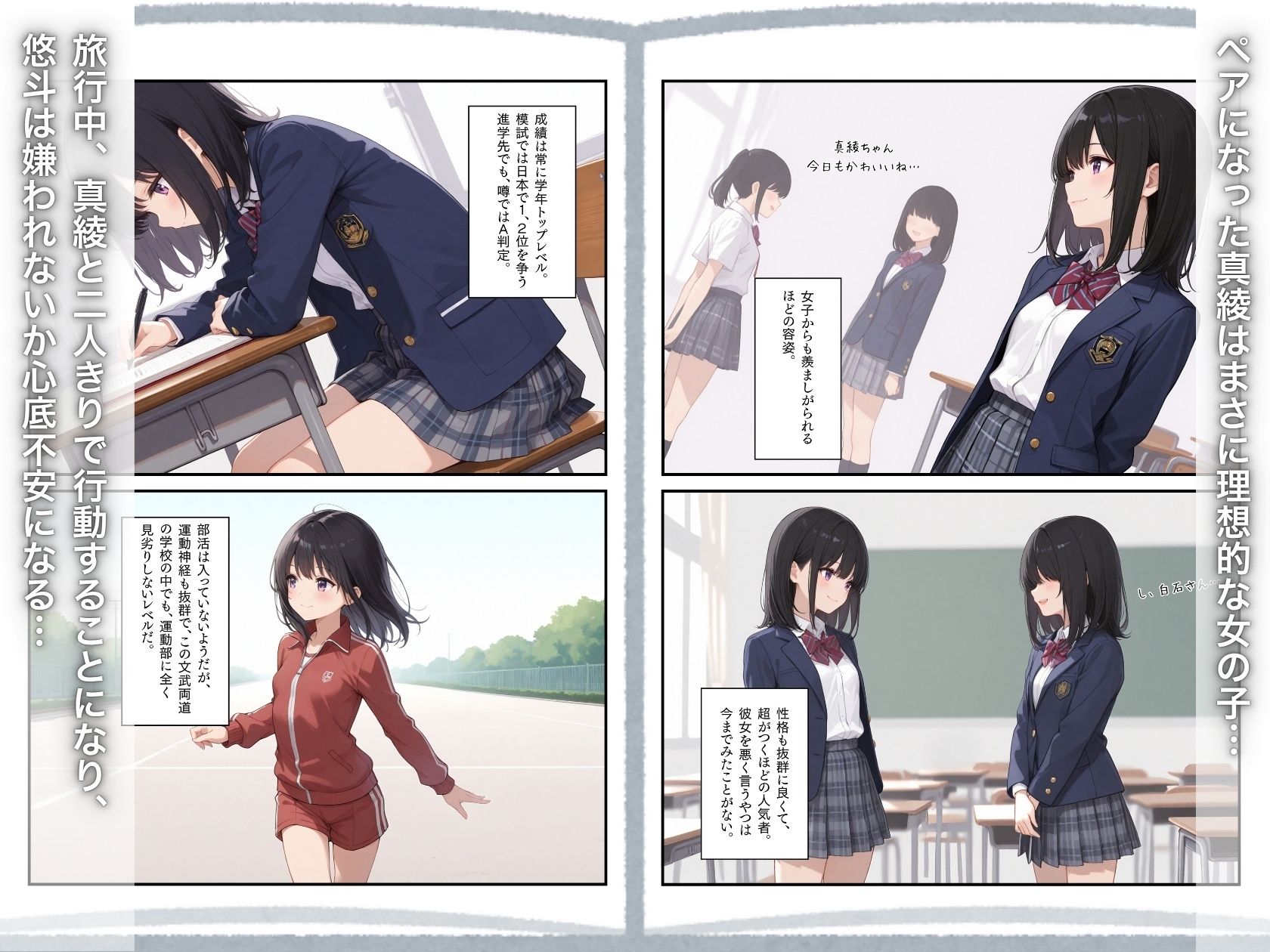 修学旅行―女子部屋の布団の中で起きた憧れの同級生との秘密の出来事。 - hitomi raw無料エロ漫画(同人誌)サンプル画像 003