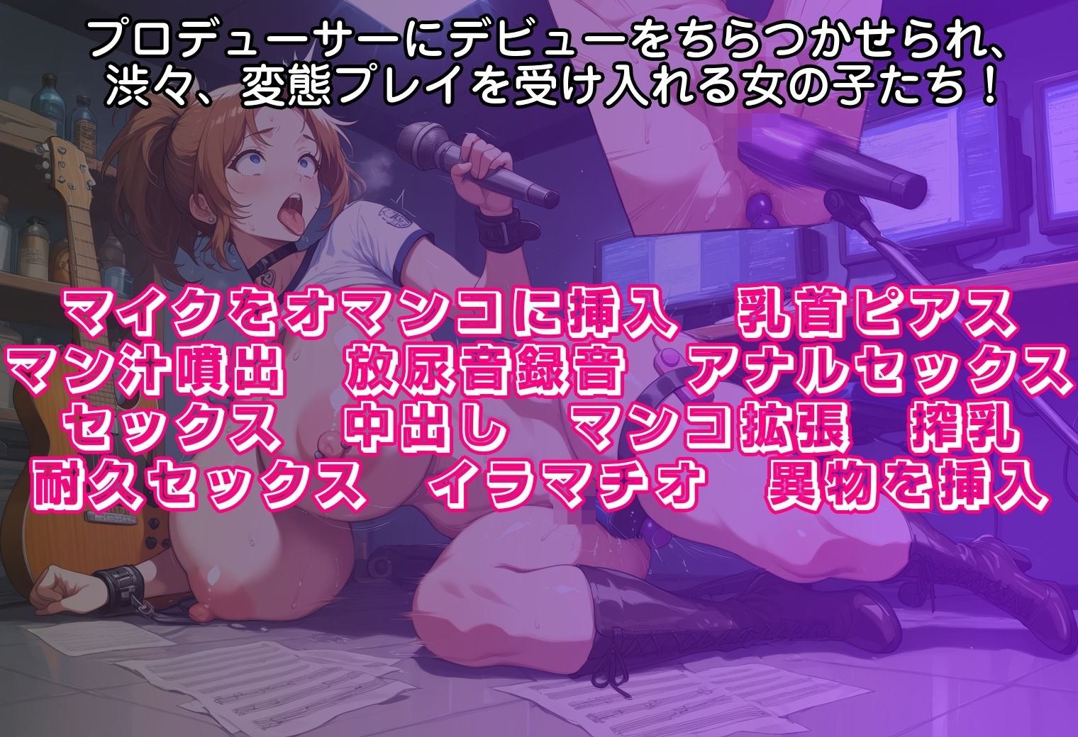 サンプル画像2:デビューの代償〜変態プロデューサーのオマンコ調教〜(Tacosuke-Anime) [d_684540]