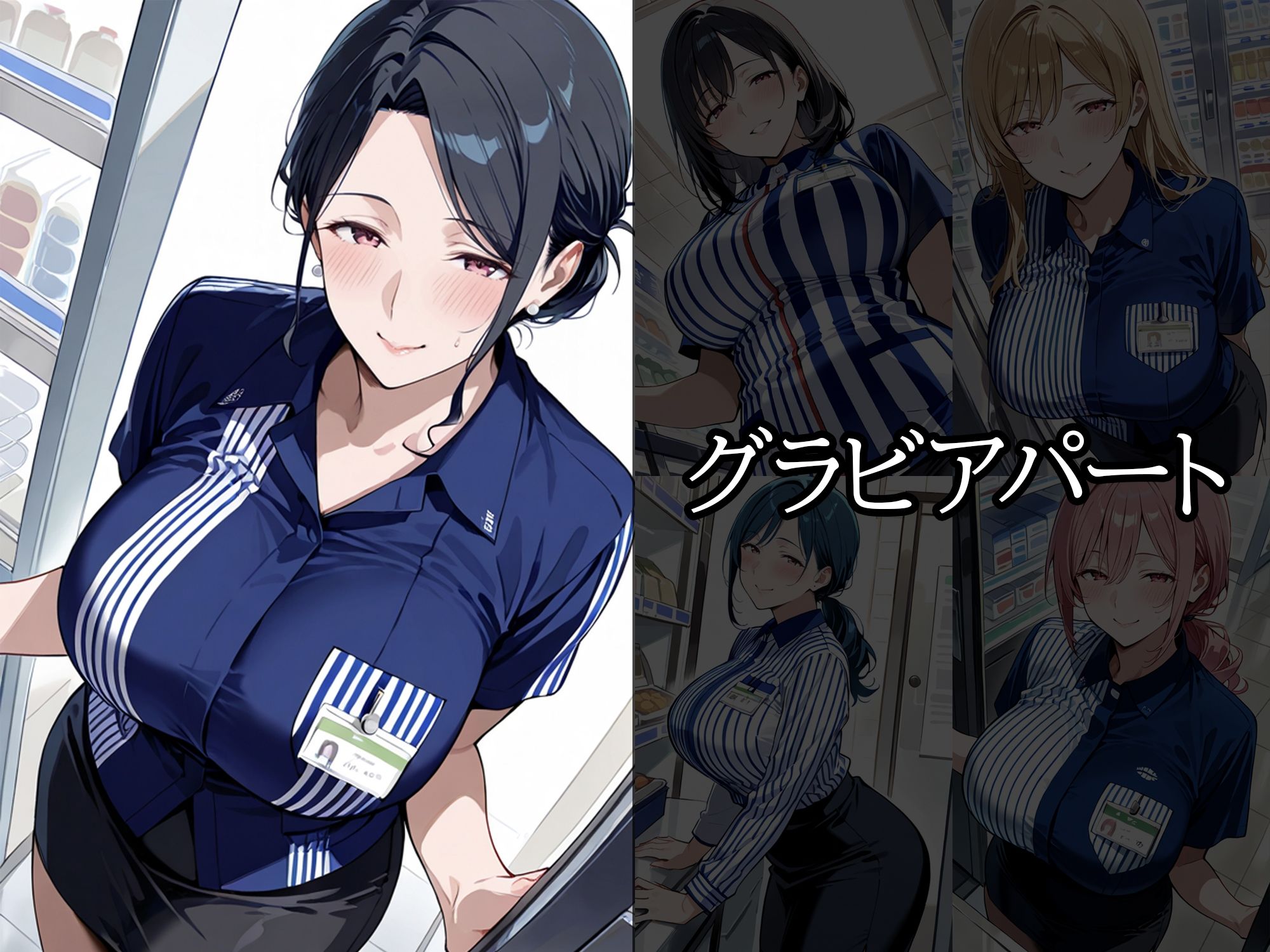 サンプル画像2:人妻コンビニ店員  〜豊満な肉体を調教〜(すけラボ) [d_684585]