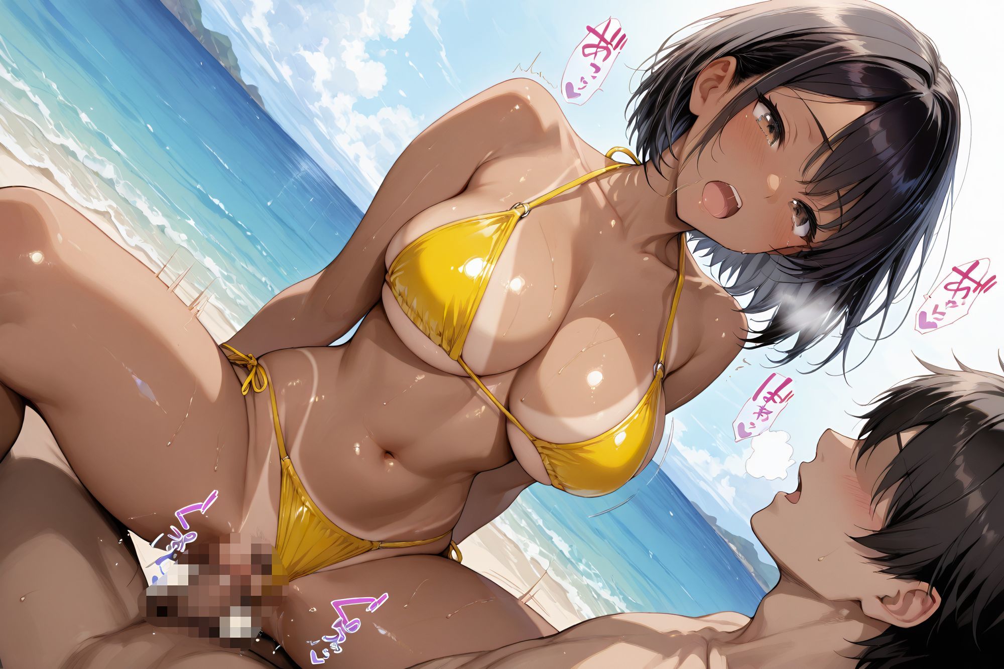 ヤリマンギャルが臨海学校中に同級生と隠れてセックス三昧 画像8