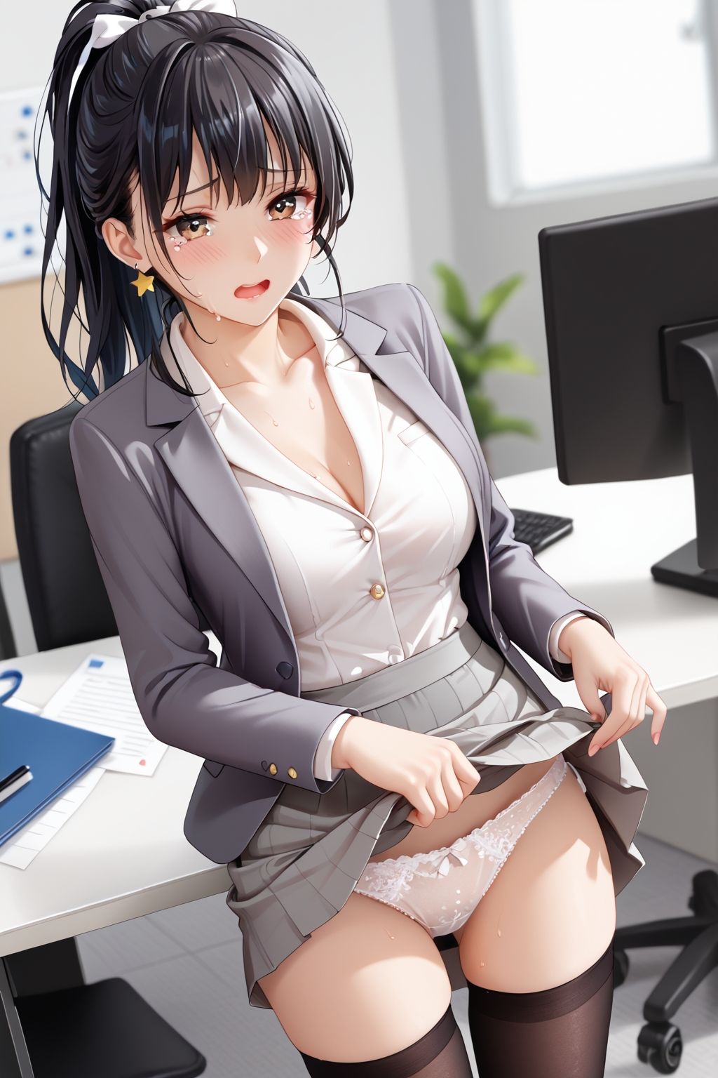 サンプル画像4:Office Lady Kaori(お野菜工場) [d_684654]