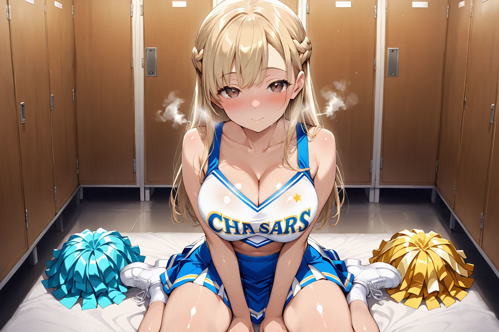 サンプル画像1:落ち込んでいる男子生徒を全力応援！〜セックスで元気にさせちゃいます〜(きょほう) [d_684688]