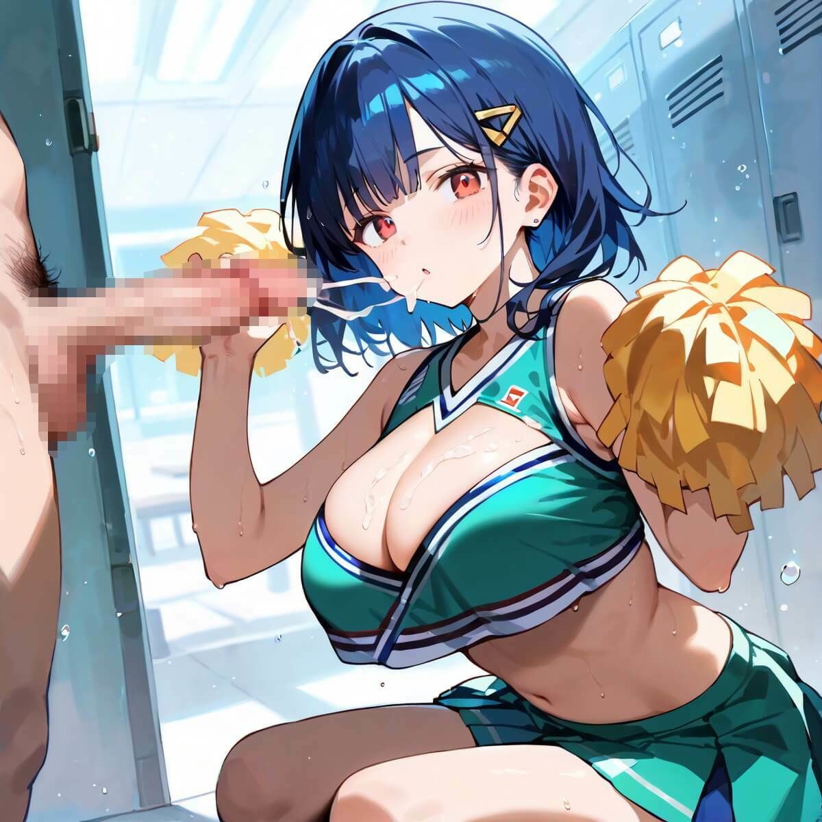 サンプル画像3:応援だけじゃ、物足りない！！エールは体で送ります！！！5【厳選CG210枚収録】(おねだり本舗) [d_684724]