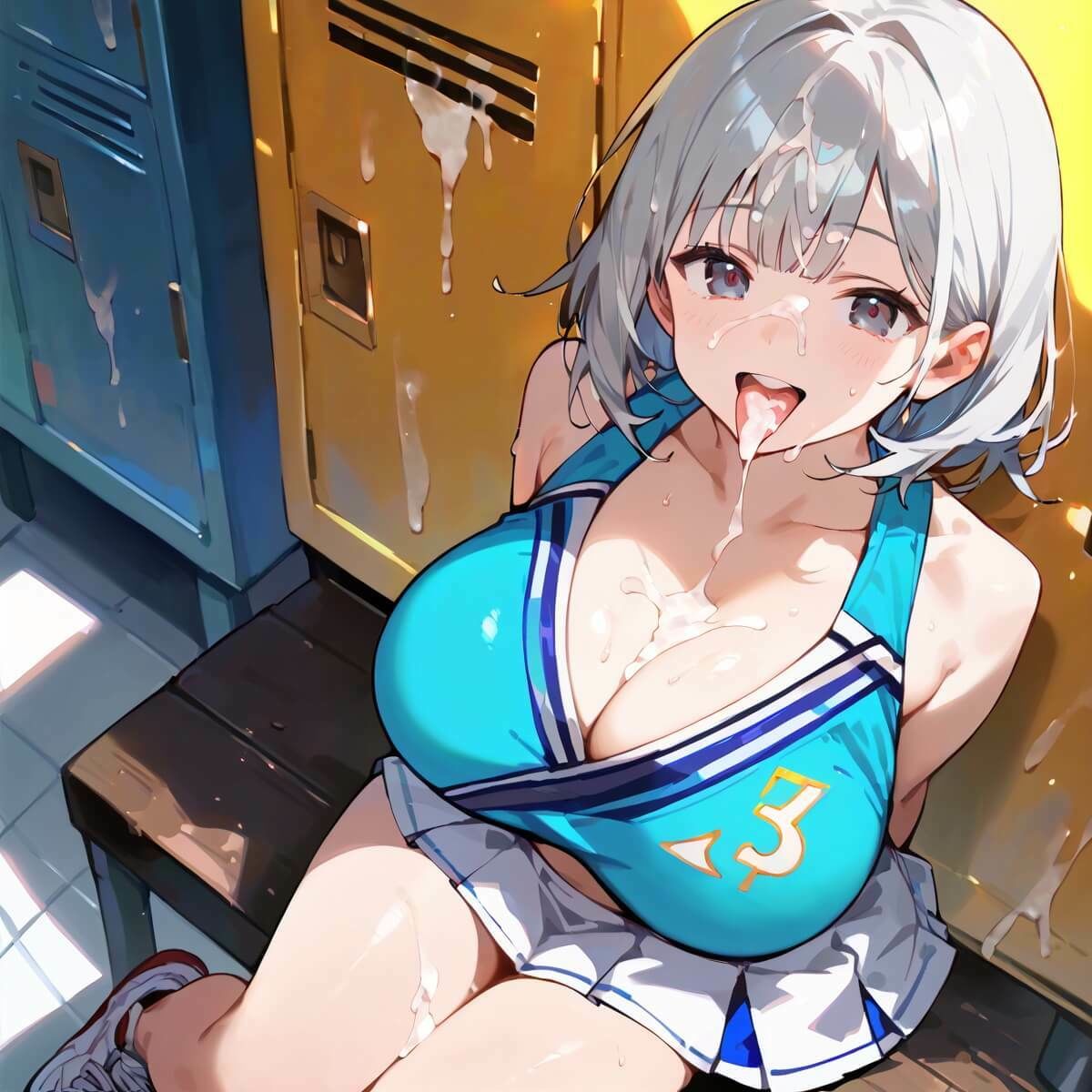 サンプル画像2:応援だけじゃ、物足りない！！エールは体で送ります！！！7【厳選CG210枚収録】(おねだり本舗) [d_684726]