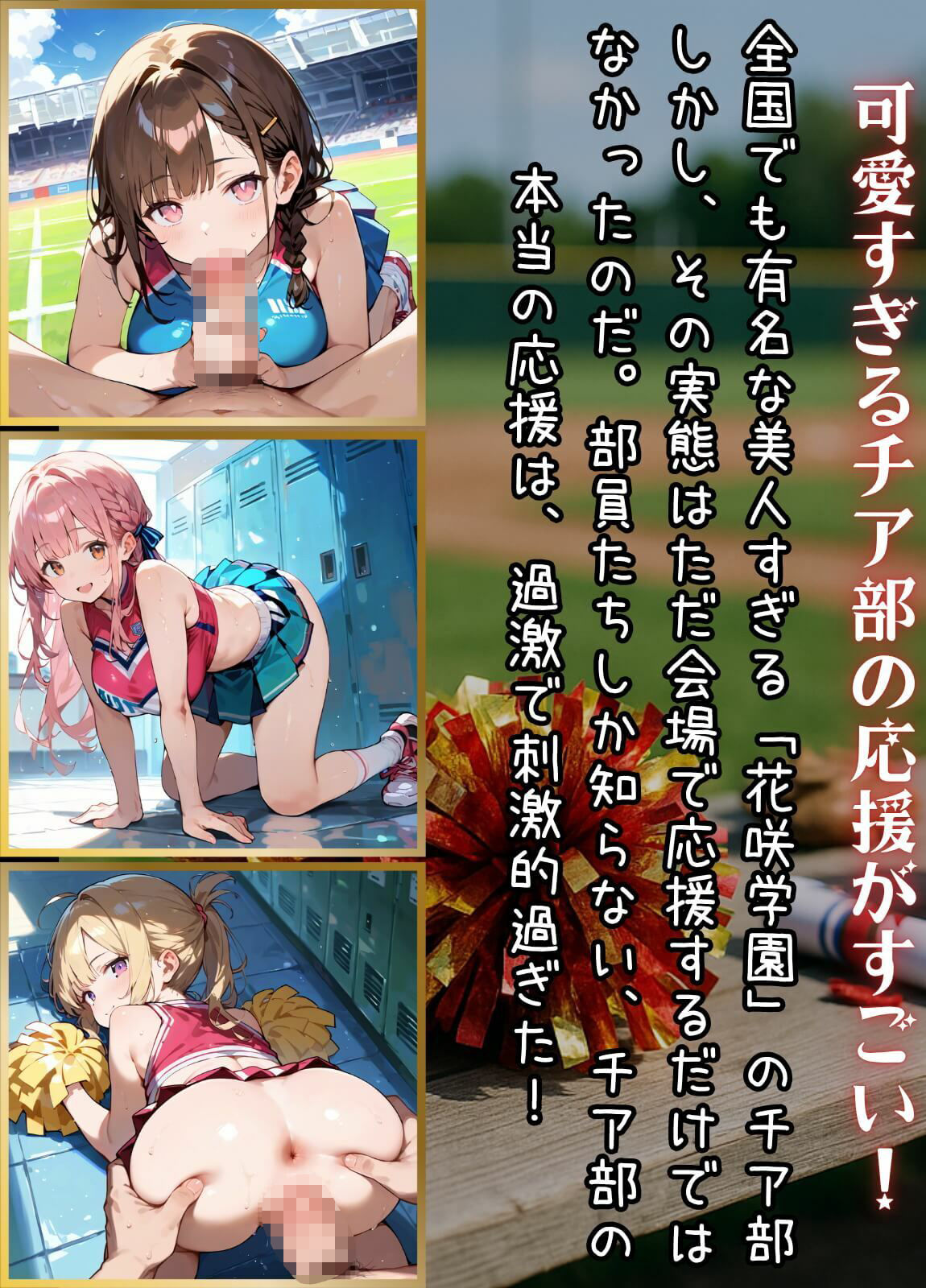 応援だけじゃ、物足りない！！エールは体で送ります！！！8【厳選CG210枚収録】 画像1