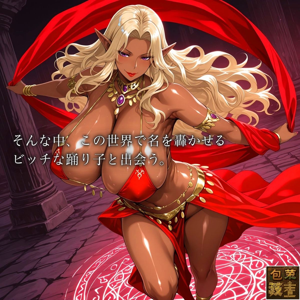 サンプル画像5:転生したら皮だけ剥けてた  〜ビッチな踊り子とイチャラブエッチ〜(アデバヨ) [d_684755]