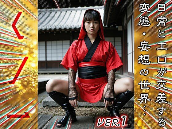 【 全裸コスプレ 】くノ一（くのいち） 1 画像8