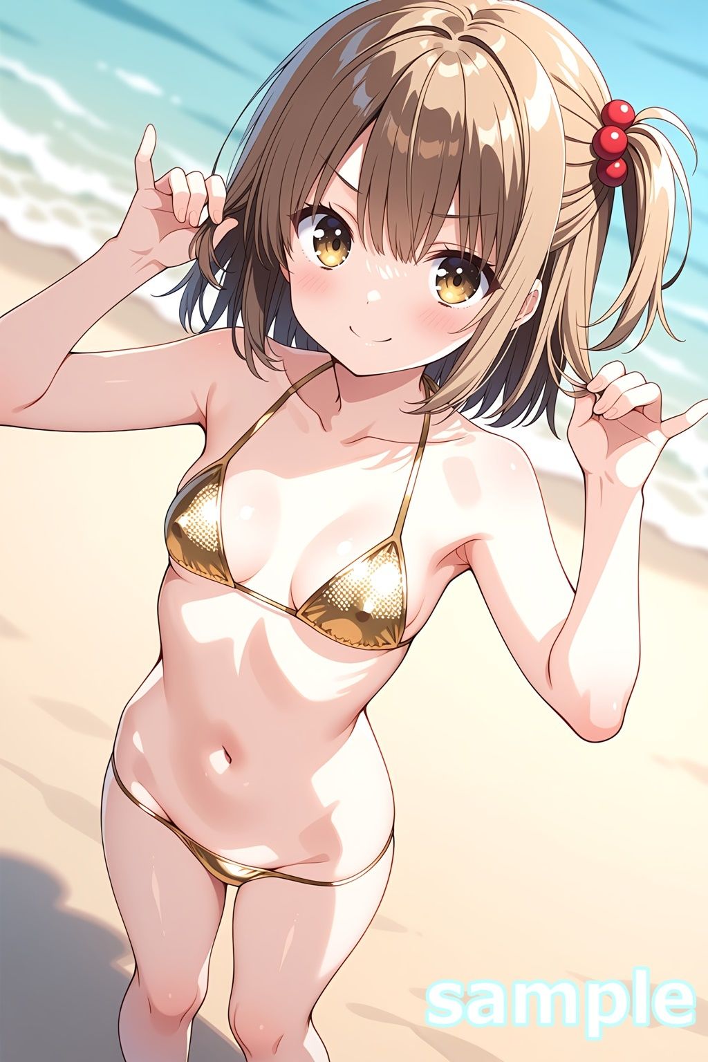 水着美少女イラスト集 〜ローライズビキニ編〜8