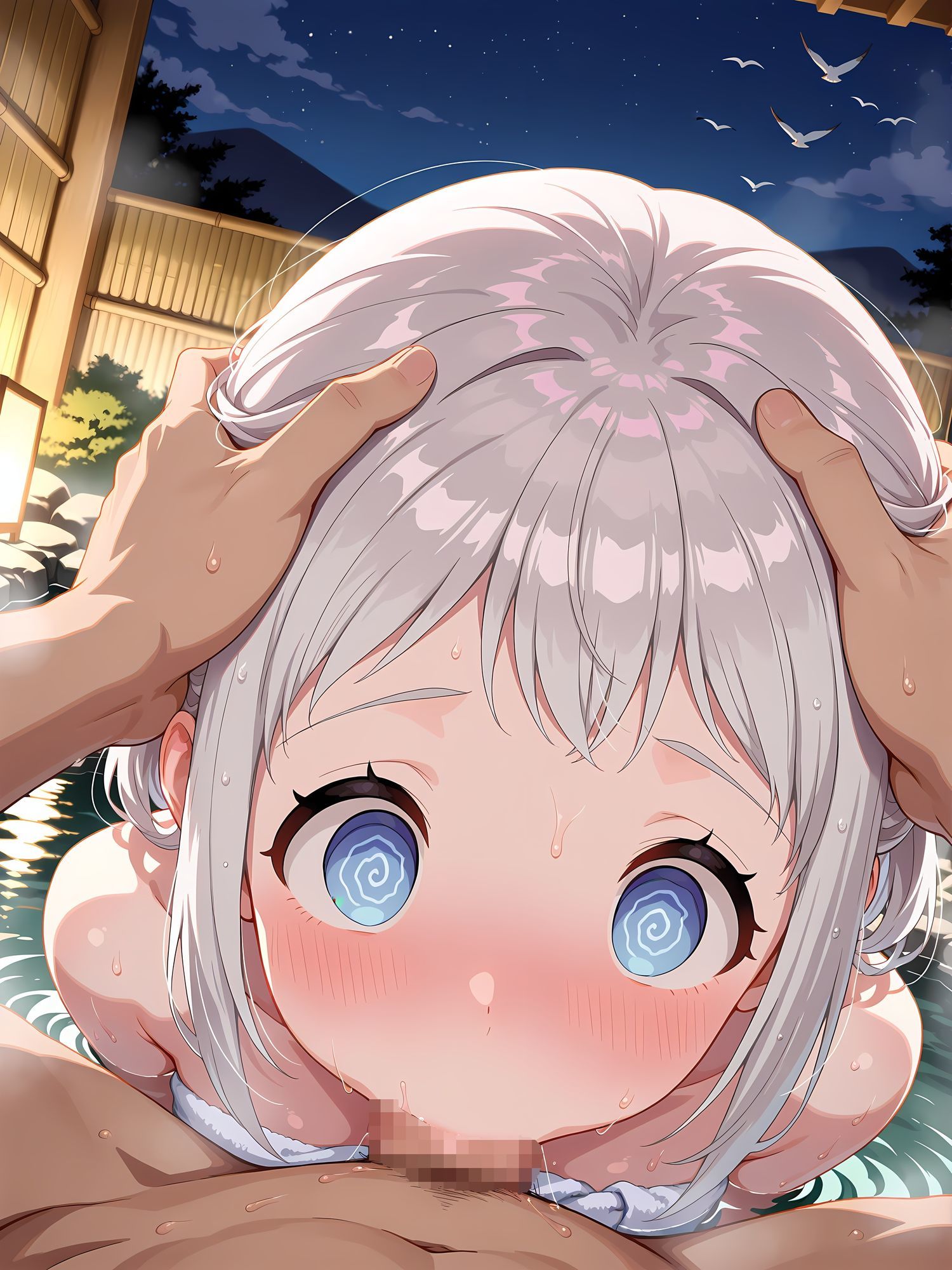 サンプル画像4:催○使って他人の彼女と温泉ックス！葛◯リーリヤ(にょすらもっち) [d_685116]